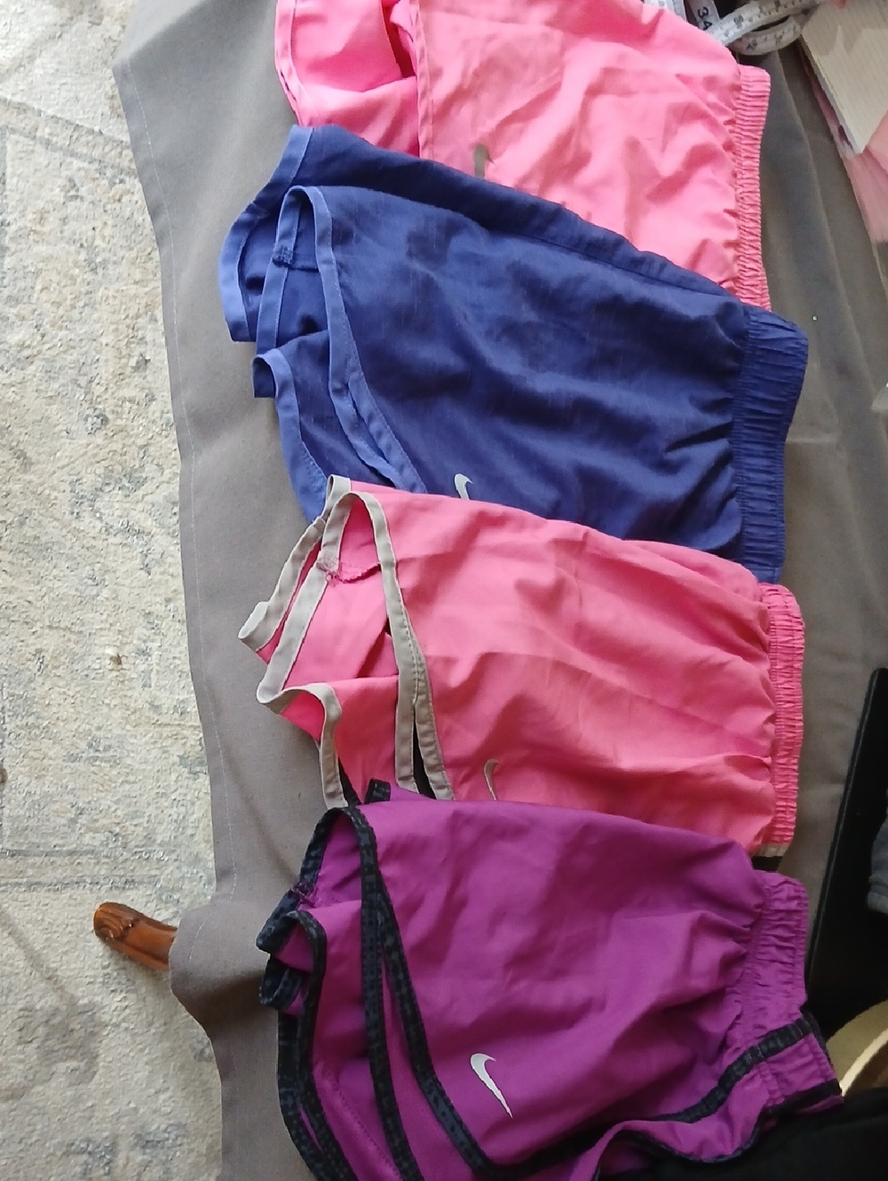 Nike Womens Pink, Blue, Coral & Magenta Athletic Shorts Set